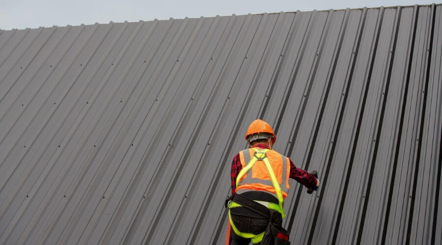 Professional metal roof installation services in Forest, IN